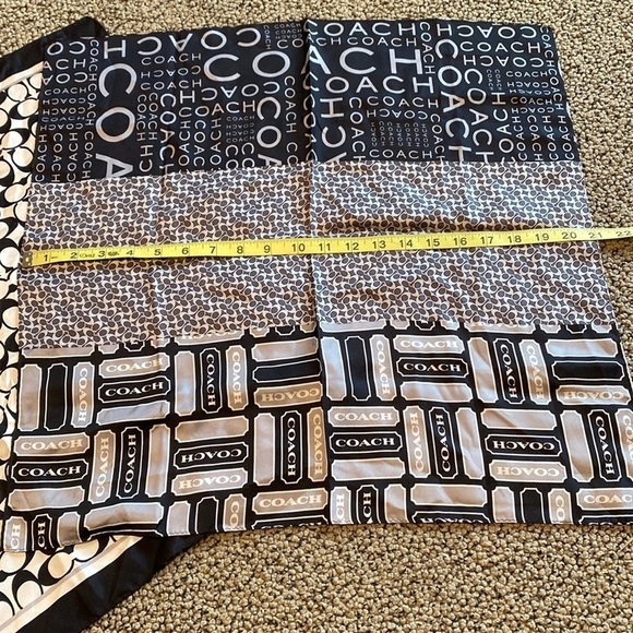 Coach Silk Scarves in Like New Condition - Picture 4 of 7